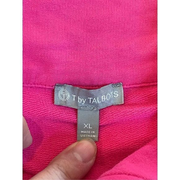 Talbots XL bundle lot blouse and 1/4 zip sweatshirt - Picture 14 of 16